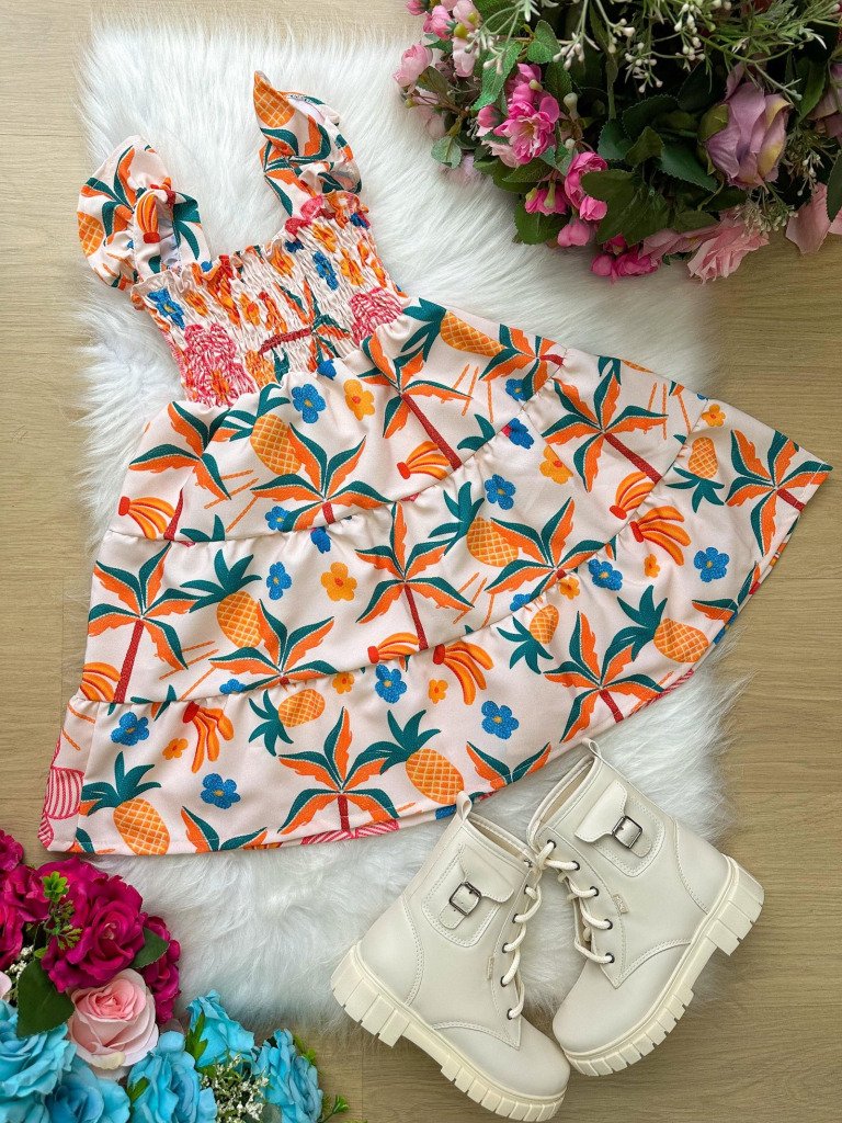 Vestido Ysa Kids Infanto/Juvenil Modinha Gaby