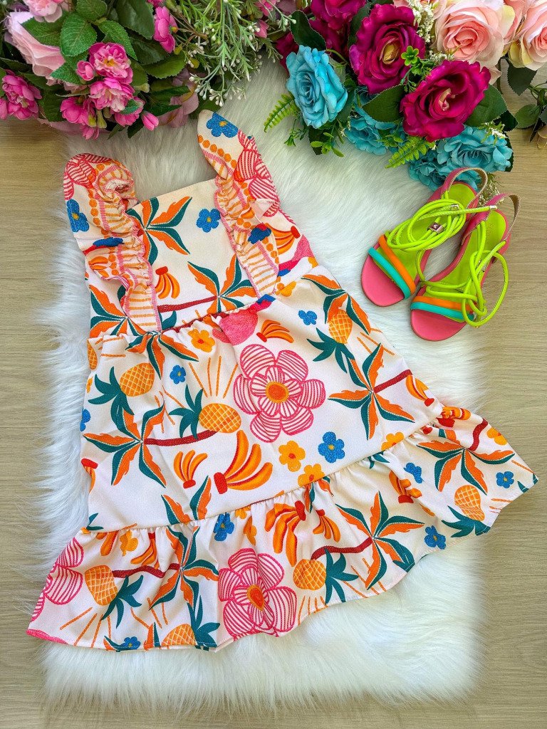 Vestido Ysa Kids Infanto/Juvenil Modinha Bianca