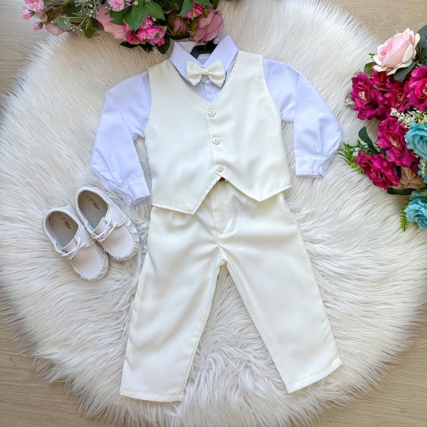 Conjunto Miss Cherry Social Colete Levi Off