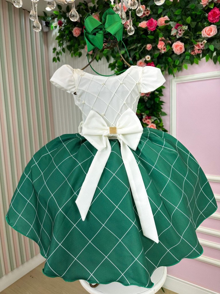 Vestido Banana Club Jamile Saia Verde