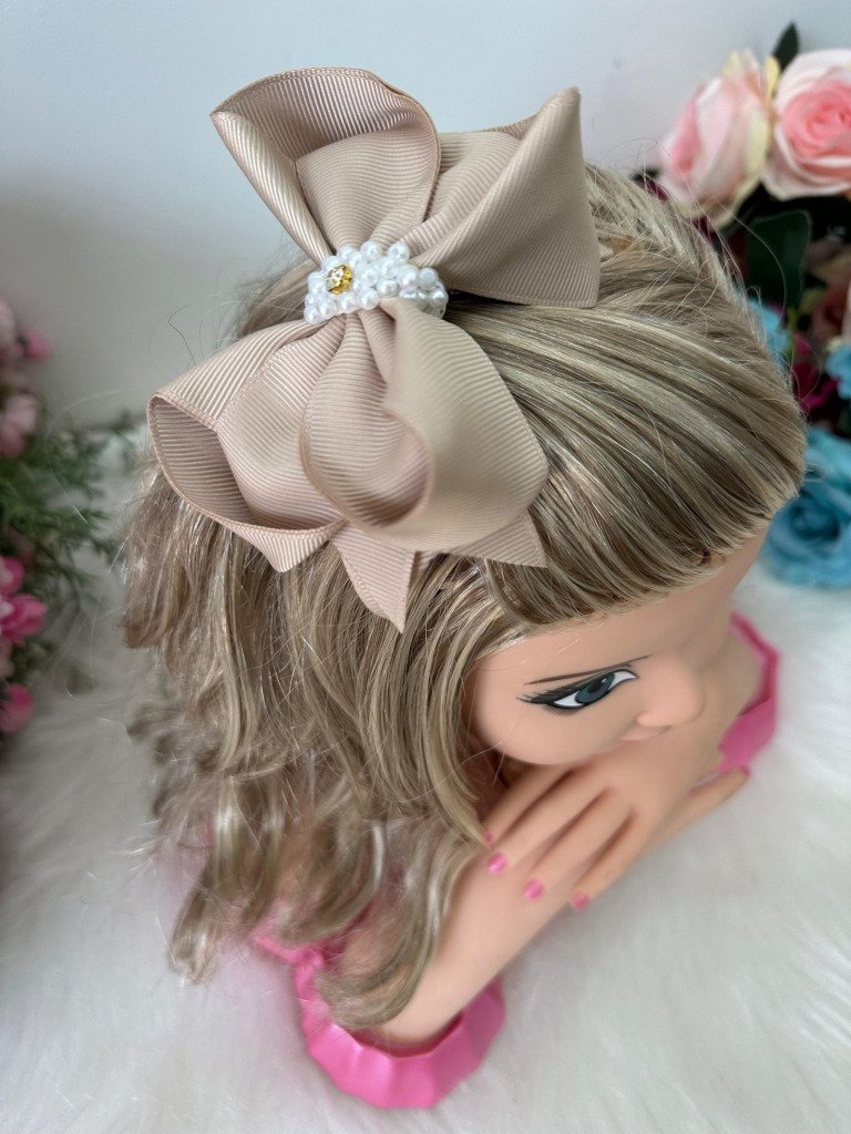 Laço Belli Strass Maria Alice Marfim