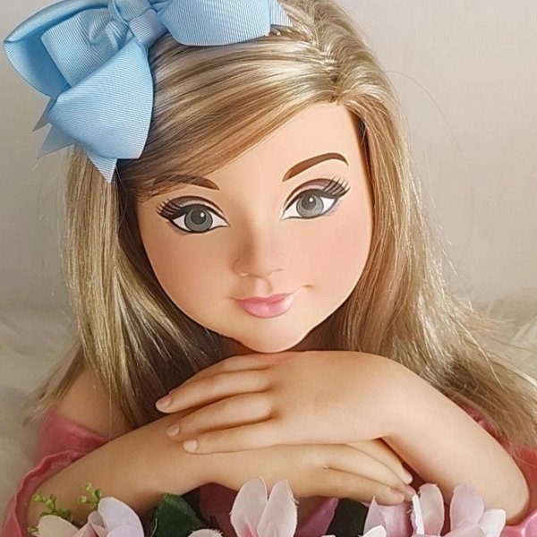 Laço Belli Bico de Pato Azul Bebê