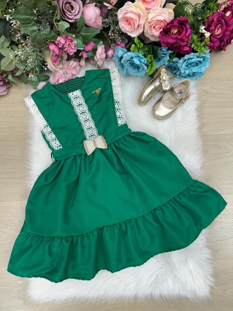 Vestido Blogueirinha Valeria Verde