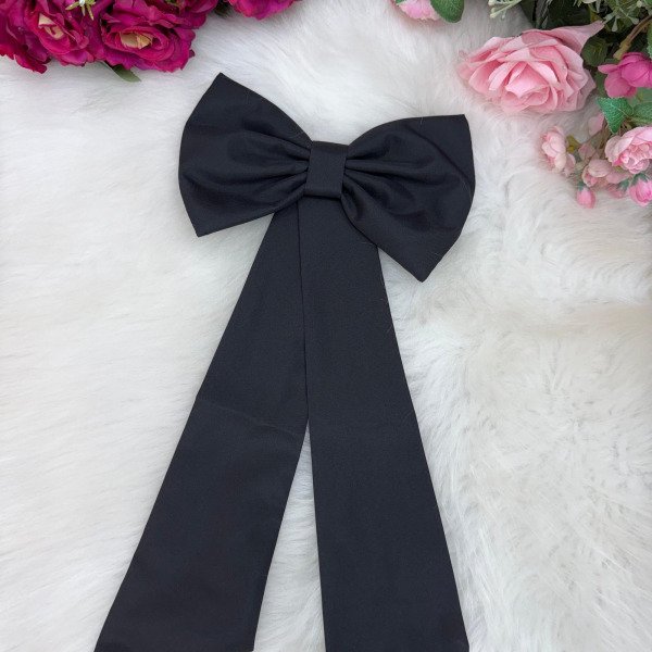 Laço Opcional / Faixa Do Vestido Selena Preto