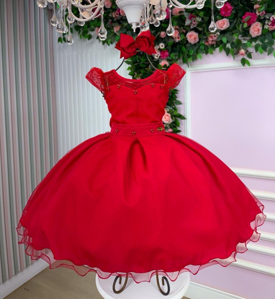 Vestido Mini Miss Isabela Vermelho