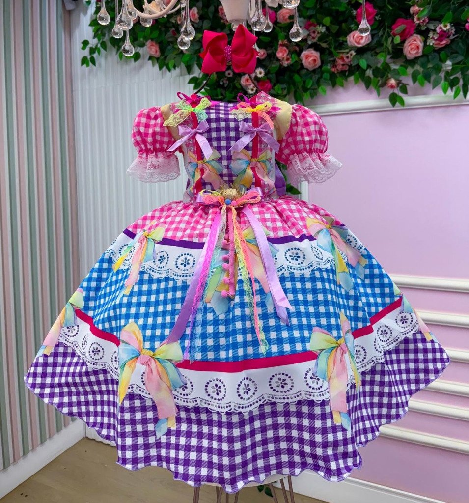 Vestido Marie Junino Laço da Alegria