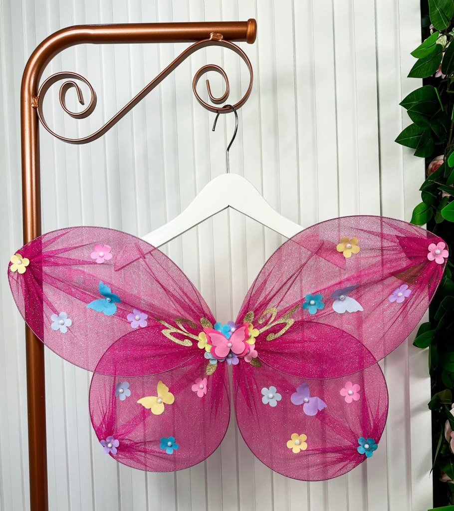 Asa De Borboletas / Fadas Infantil Pink