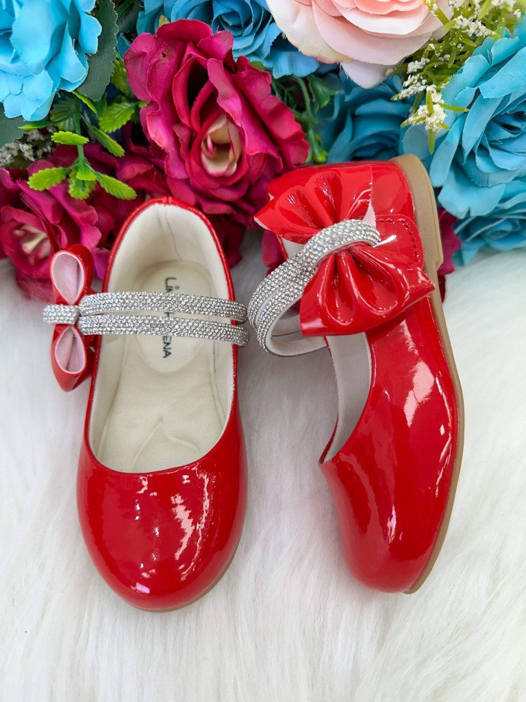 Sapatilha Flor Di MIla Maya Vermelha