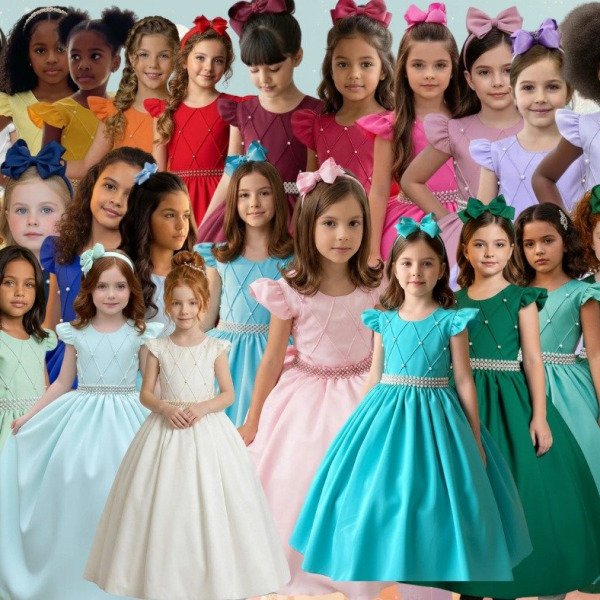 Vestido Ysa Kids Ariane Longo