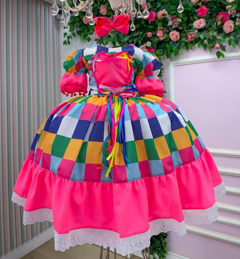 Vestido Marie Junino Quermesse do Interior