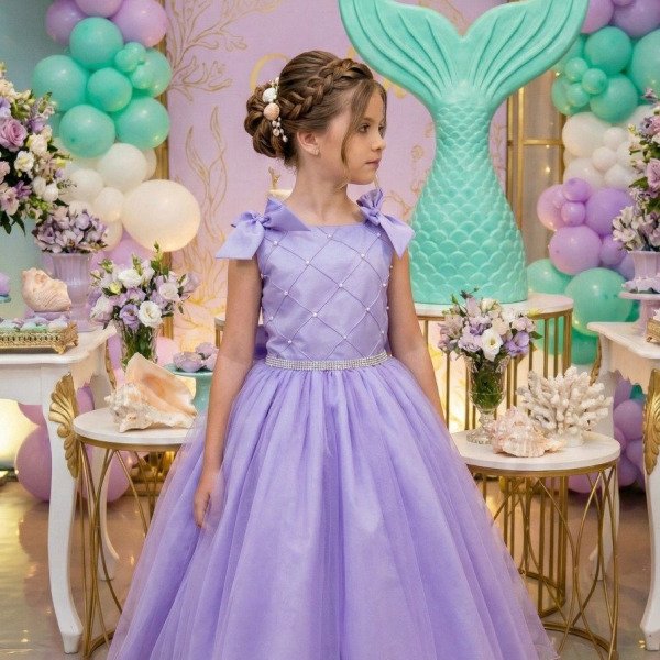 Vestido Marie Mariely Lilas