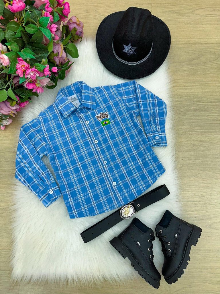 Camisa Junina Miss Cherry Rodeio Alan