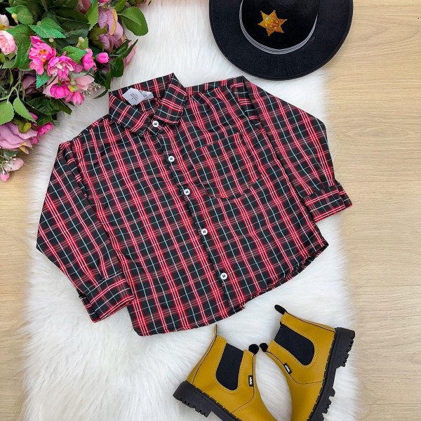 Camisa Xadrez Junina Hugo