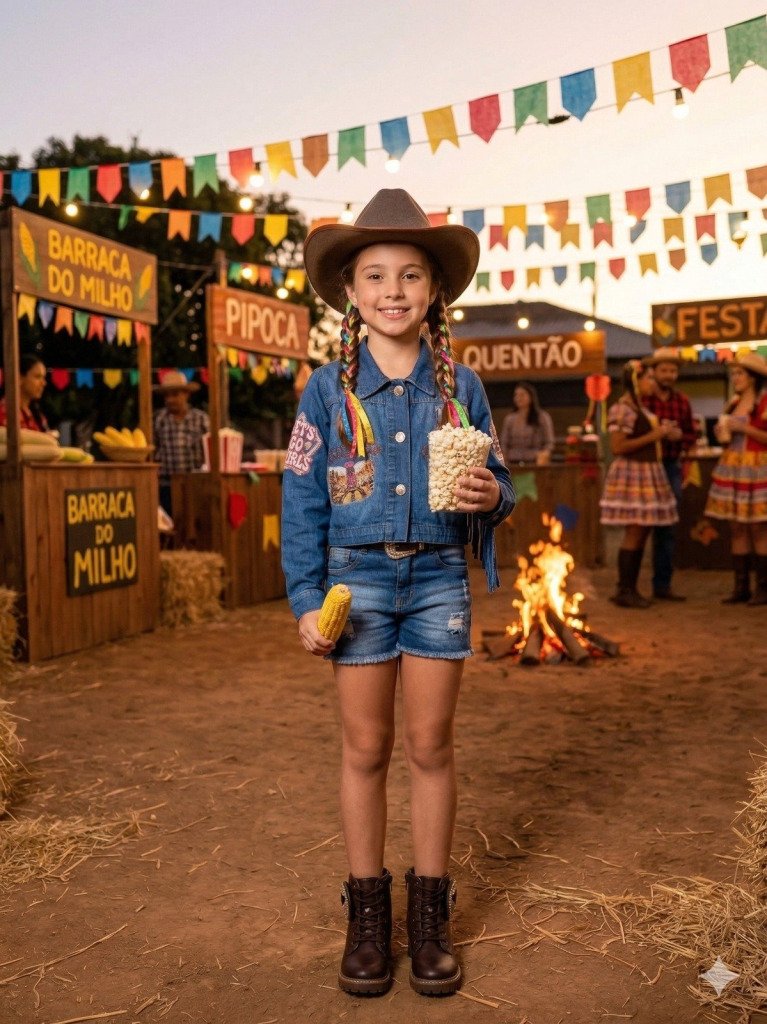 Jaqueta Blogueirinha Boiadeira Jeans