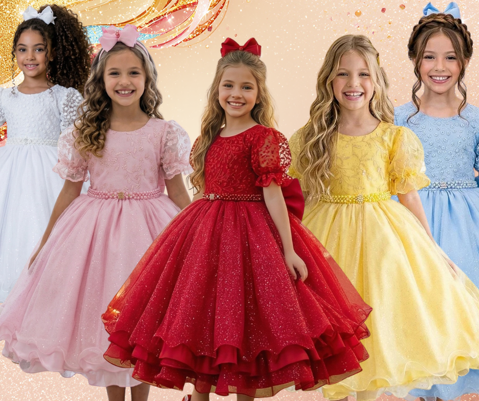 Vestido Bella Child Laize + Saiote