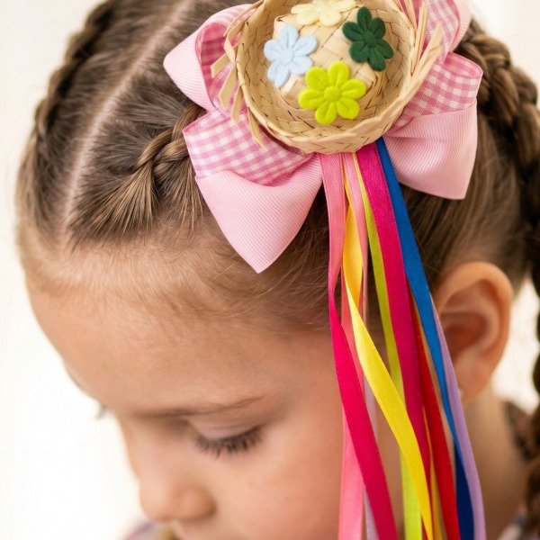 Laço Bico de Pato Belli Detalhes do Sertão Rosa