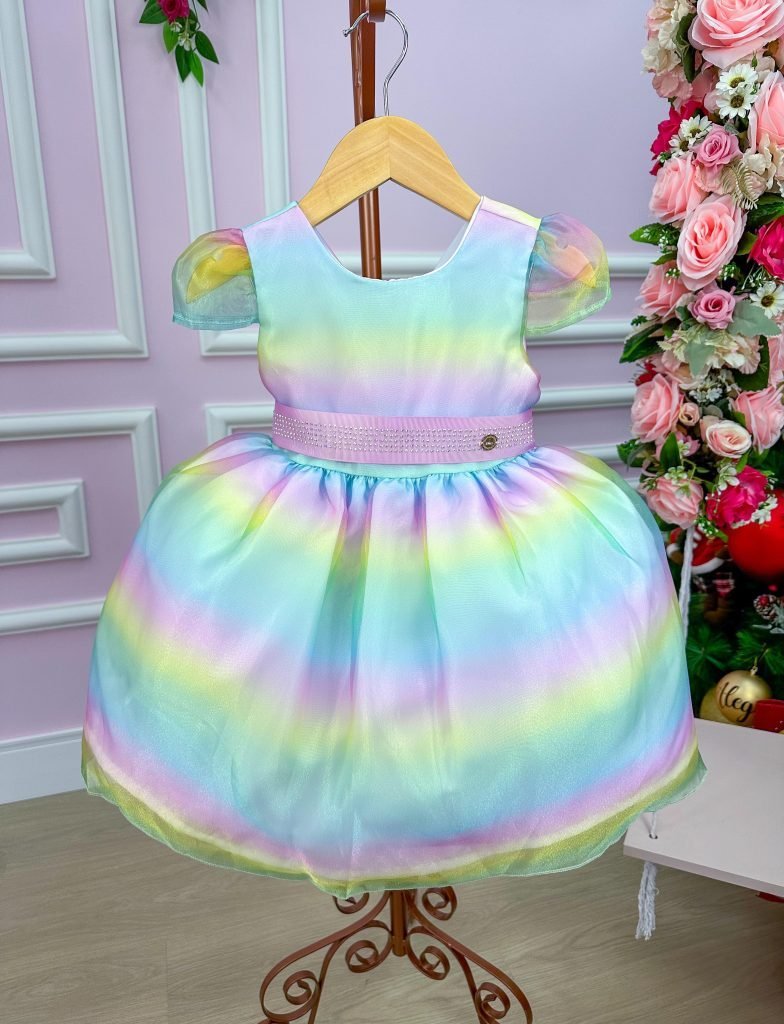 Vestido Miss Sweet Colorido – Arco Iris Candy