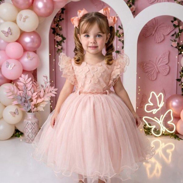 Vestido Menina Bonita Angelie Pessego