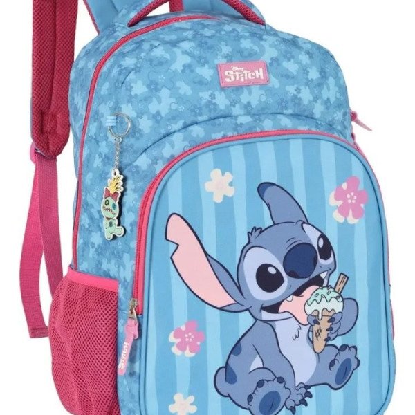 Mochila de Costa Stitch Azul Sorvete