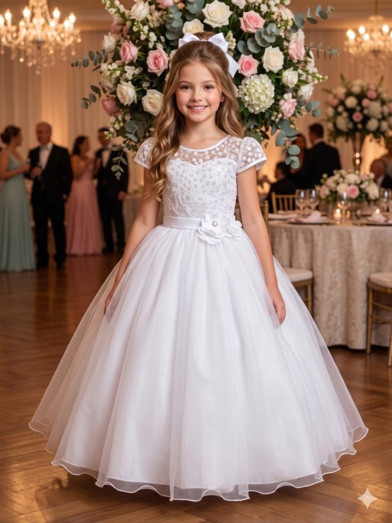 Vestido Mini Miss Longo Carol Branco