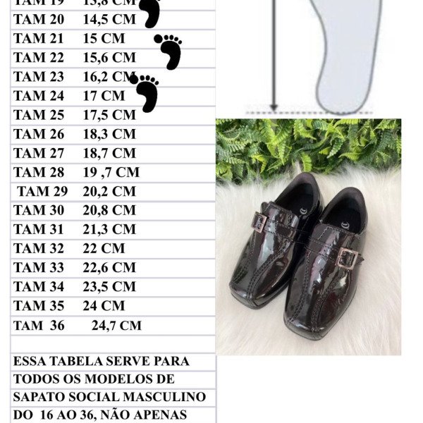 Sapato Social D Milan Preto Verniz