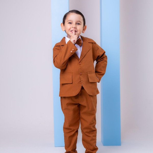 Conjunto Miss Cherry Social Terno Pedro Caramelo