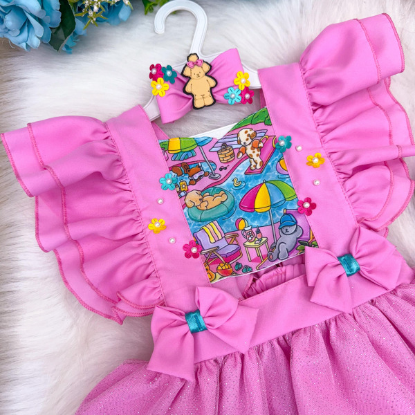 Romper/Vestido Princesa Belli Tematico Bobbie Goods