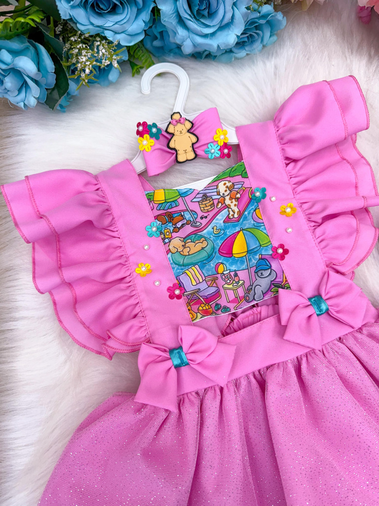 Romper/Vestido Princesa Belli Tematico Bobbie Goods