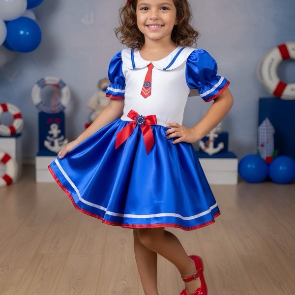 Fantasia Infantil da Marinheira Pop Festas