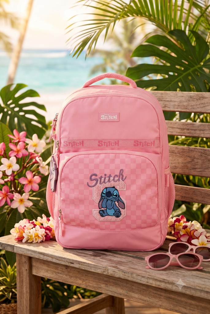 Mochila de Costa Stitch Rosa
