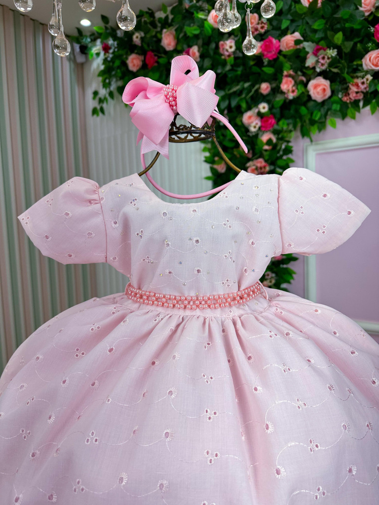 Vestido Miss Cherry Cristal Lese – Laise Rosa Bebe