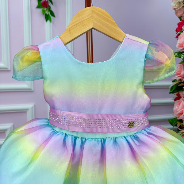 Vestido Miss Sweet Colorido – Arco Iris Candy