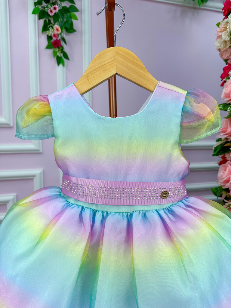 Vestido Miss Sweet Colorido – Arco Iris Candy