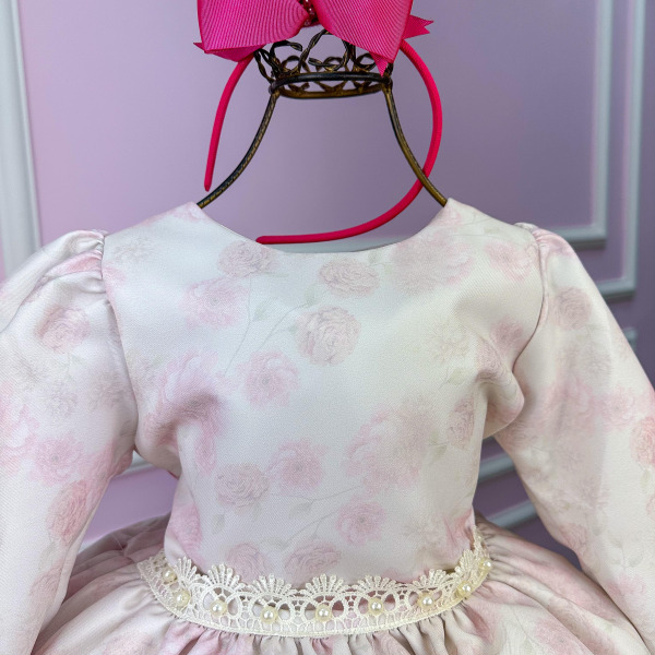 Vestido Miss Sweet Jardim Encantado Inverno Off