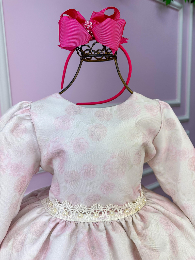 Vestido Miss Sweet Jardim Encantado Inverno Off