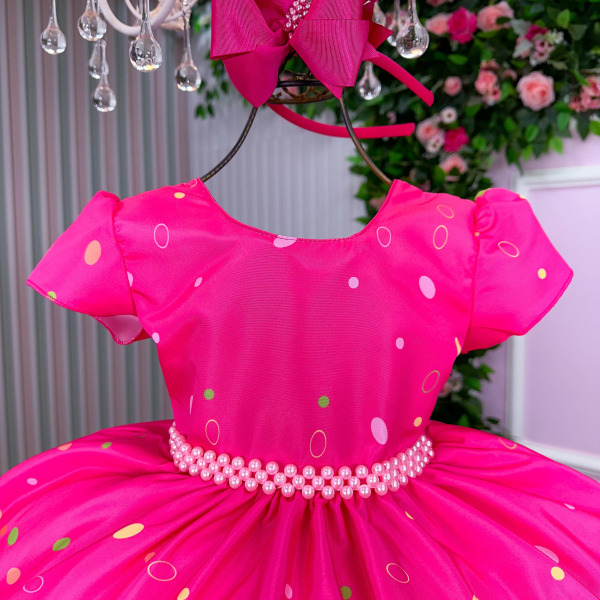 Vestido Tematicos Ysa Kids Divertidamente Pink