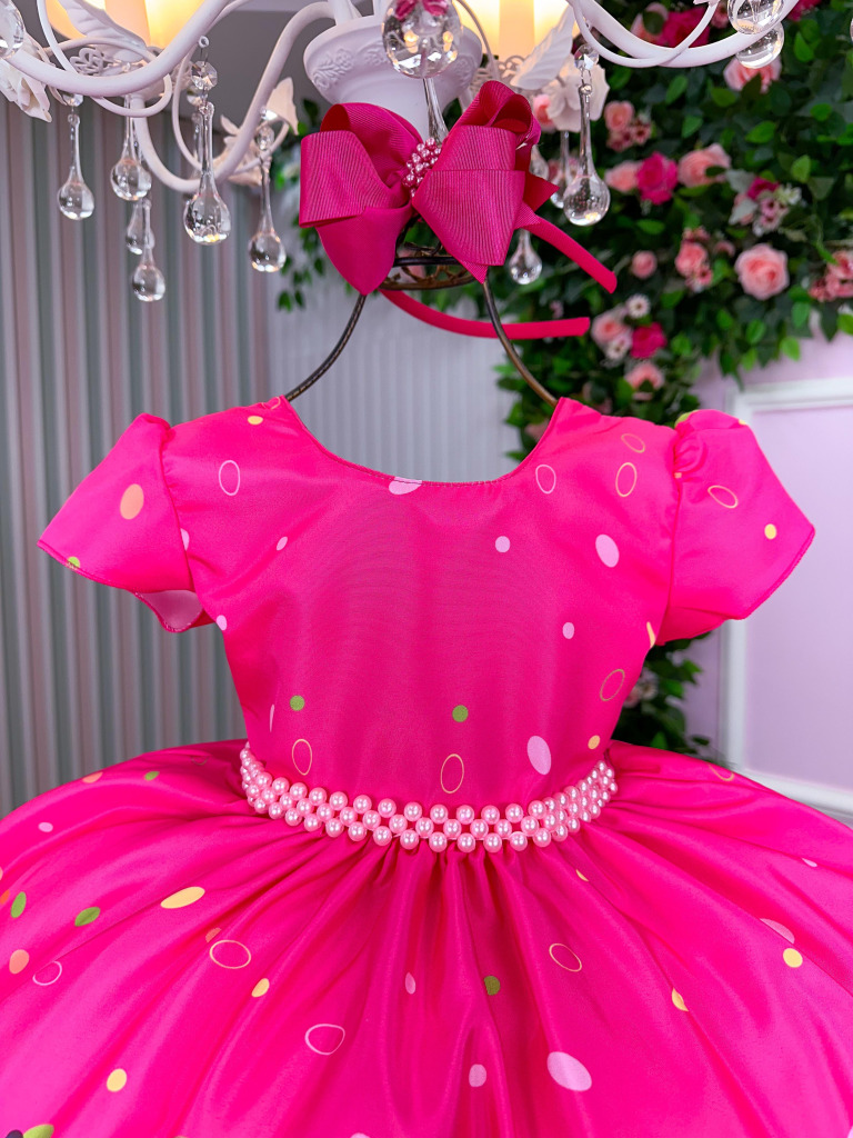 Vestido Tematicos Ysa Kids Divertidamente Pink