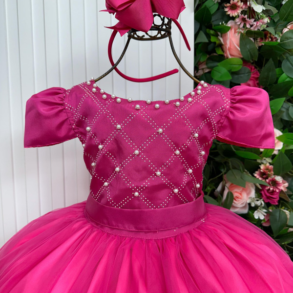 Vestido Enjoy Longo Gabriela Pink