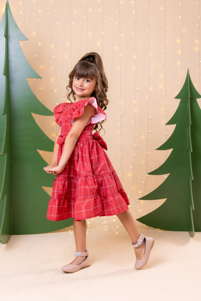 Vestido Banana Club Natal Patty Vermelho