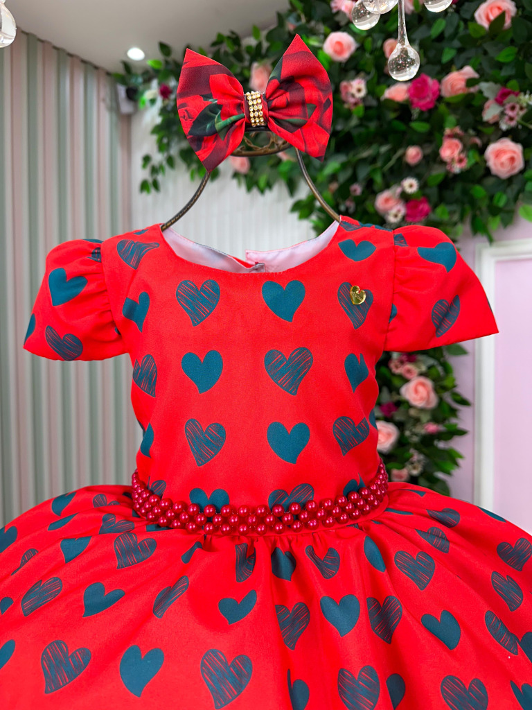 Vestido Mimadine Melissa Natal Vermelho