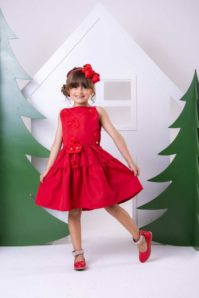 Vestido Blogueirinha Cecilia Vermelho