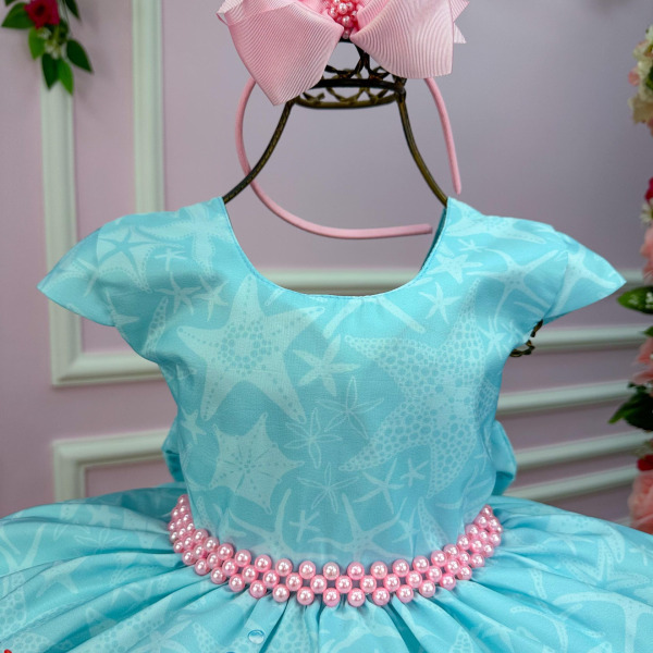Vestido Infantil Temáticos da Gigi Ariel – A Pequena Sereia