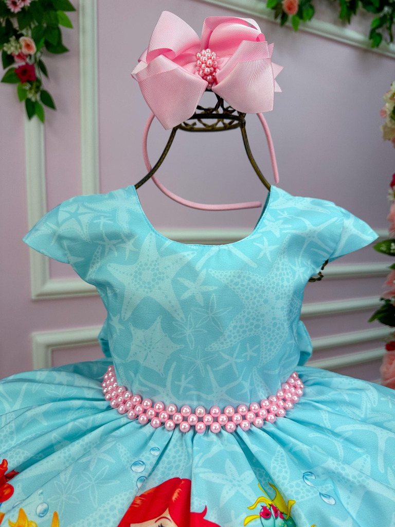 Vestido Infantil Temáticos da Gigi Ariel – A Pequena Sereia