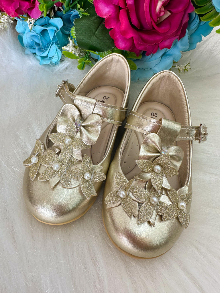 Sapatilha Doce Pe Baby Dourado