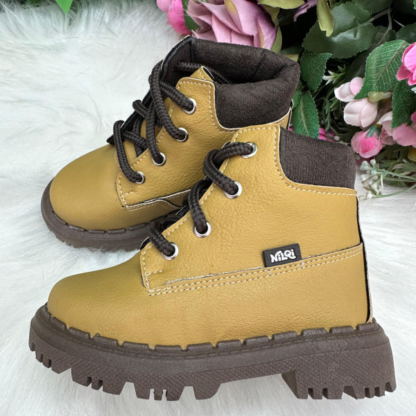 Bota/Coturno Masculina Nilqi Mostarda