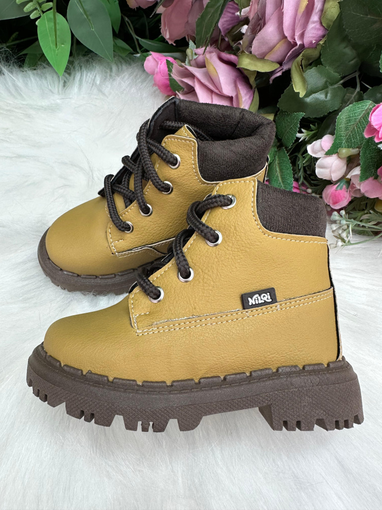 Bota/Coturno Masculina Nilqi Mostarda