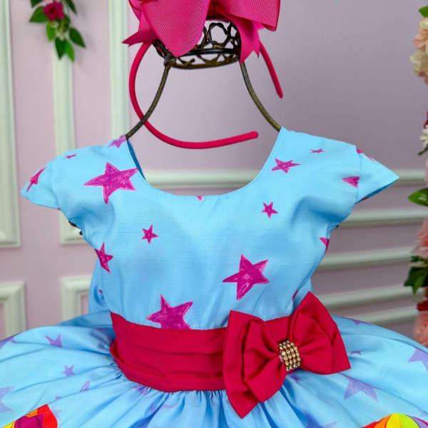 Vestido Infantil Temáticos da Gigi Mundo Bita