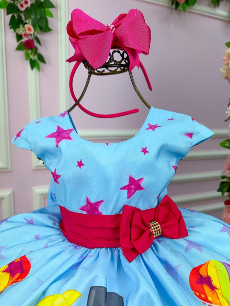 Vestido Infantil Temáticos da Gigi Mundo Bita