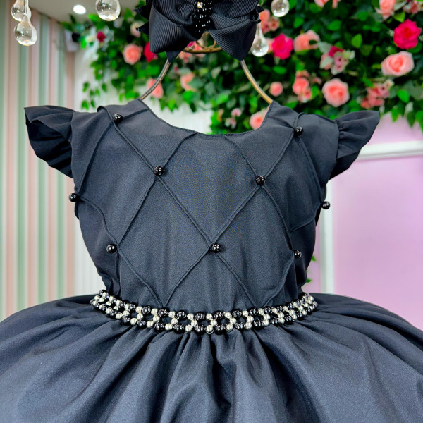 Vestido Ysa Kids Francine Preto