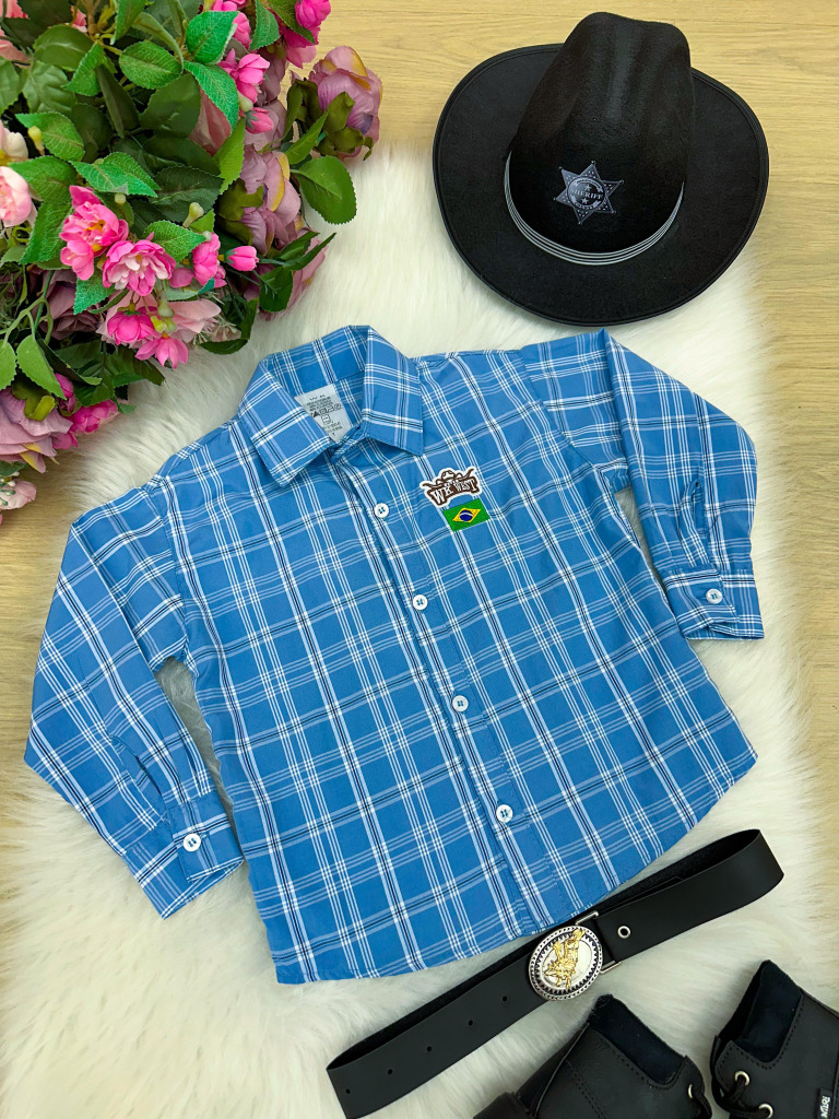 Camisa Junina Miss Cherry Rodeio Alan